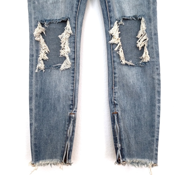 ONE TEASPOON Whiskey High Waist Freebirds Jeans - Picture 6 of 7